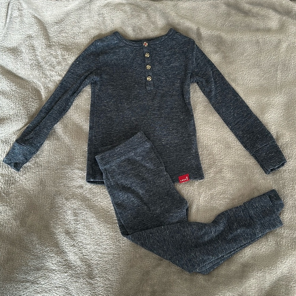 Levi’s for Target PJ Set 3T Blue Long Sleeves